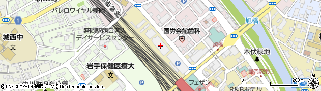 ジェイアール東日本ビルテック株式会社　盛岡支店周辺の地図
