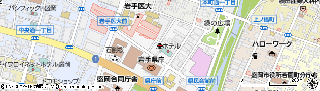 りんかい日産建設株式会社岩手営業所周辺の地図