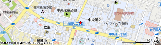 株式会社ケーネス盛岡営業所周辺の地図