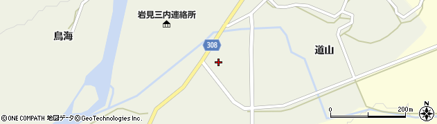秋田県秋田市河辺三内本木周辺の地図