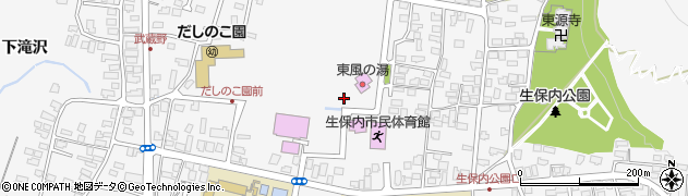 秋田県仙北市田沢湖生保内（武蔵野）周辺の地図