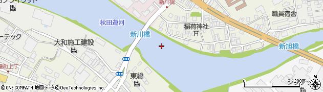 新川橋周辺の地図