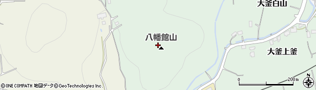 八幡館山周辺の地図