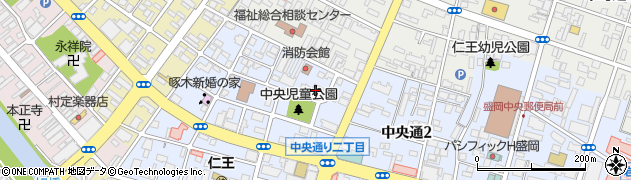 株式会社綜合技術コンサルタント　盛岡営業所周辺の地図
