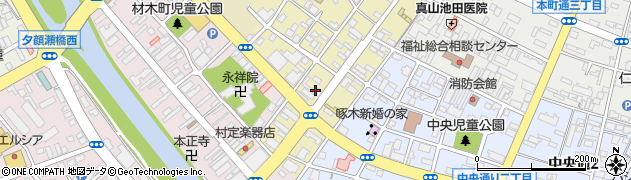 有限会社飯岡木材店周辺の地図