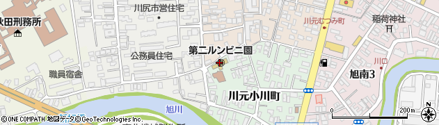 秋田聖徳会第二ルンビニ園周辺の地図