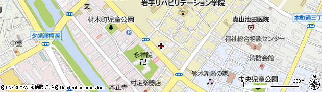 東北労働金庫盛岡支店周辺の地図