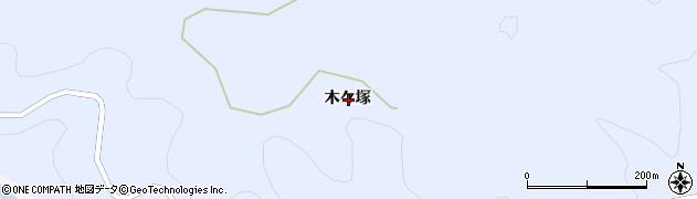 岩手県盛岡市浅岸木々塚周辺の地図