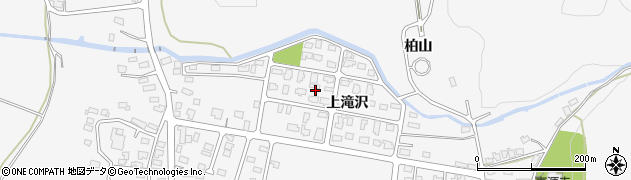 秋田県仙北市田沢湖生保内上滝沢周辺の地図
