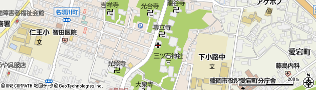 證明寺周辺の地図