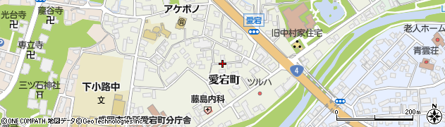 岩手県盛岡市愛宕町周辺の地図