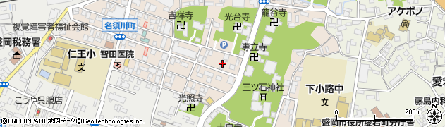 トヨタレンタリース岩手盛岡店周辺の地図