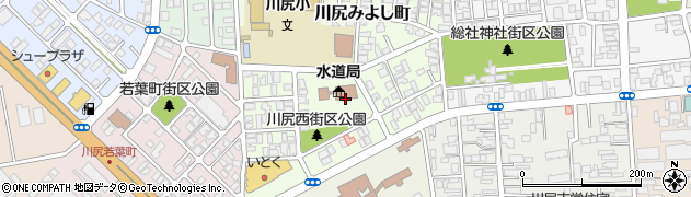 秋田県秋田市川尻みよし町周辺の地図