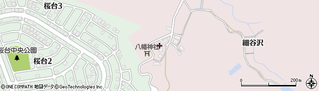 秋田県秋田市下北手柳館細谷沢88周辺の地図