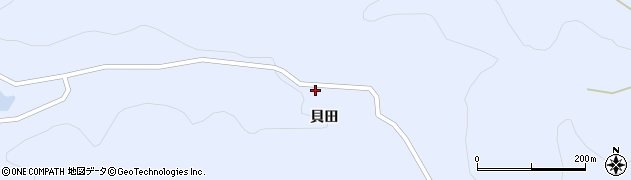 岩手県盛岡市浅岸（貝田）周辺の地図