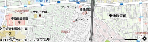 秋田県秋田市南通宮田4周辺の地図