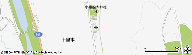 秋田県仙北市田沢湖生保内中生保内周辺の地図