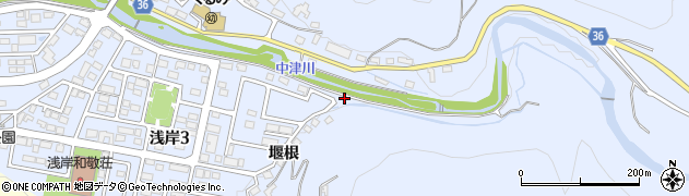 岩手県盛岡市浅岸（柿木平）周辺の地図