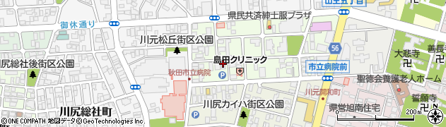 市立秋田総合病院（地方独立行政法人）　病児保育園あすなろ周辺の地図