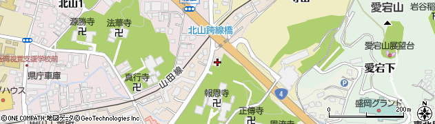 岩手県盛岡市名須川町33周辺の地図