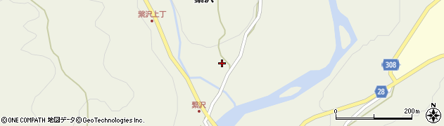 秋田県秋田市河辺三内（繋沢前田面）周辺の地図