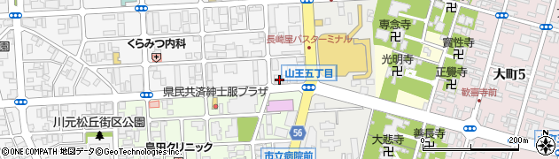 トヨタレンタリース秋田山王店周辺の地図
