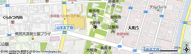 禅光明寺周辺の地図