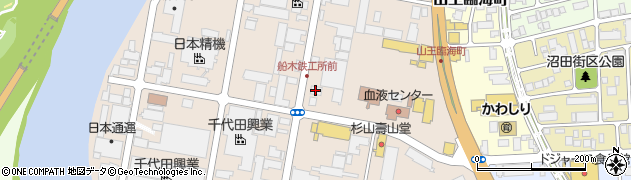 株式会社東北萬国社　秋田営業所周辺の地図