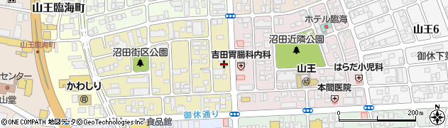 秋田パソコンスクール周辺の地図