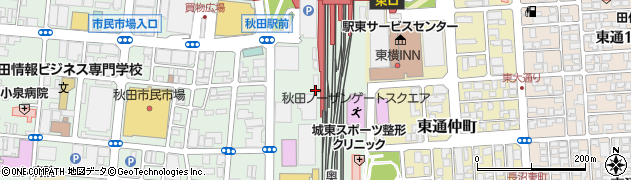 新日本リネン株式会社秋田支店周辺の地図