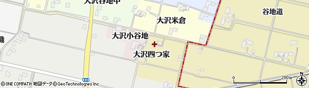 岩手県滝沢市大沢四つ家30周辺の地図