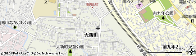 大新社周辺の地図