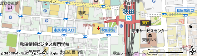 ベル・エポックフォンテ秋田店周辺の地図