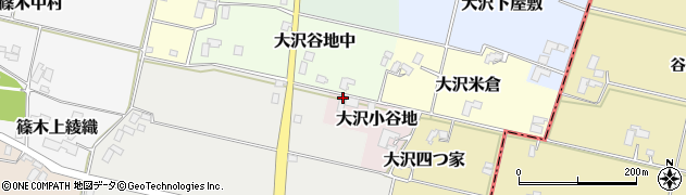 岩手県滝沢市大沢小谷地1周辺の地図