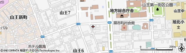 日本ハムマーケティング株式会社　秋田サテライト周辺の地図