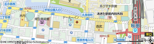 三菱電機ビルテクノサービス株式会社　秋田支店周辺の地図