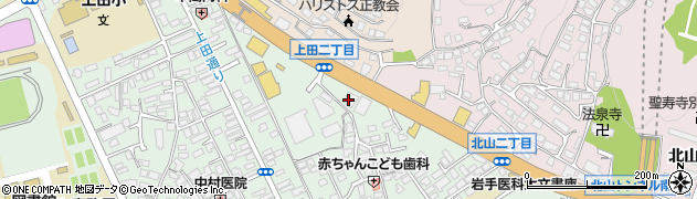 りらくる　盛岡・上田店周辺の地図