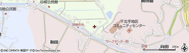 秋田県秋田市下北手松崎谷崎289周辺の地図