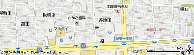 秋田県秋田市広面谷地田49周辺の地図