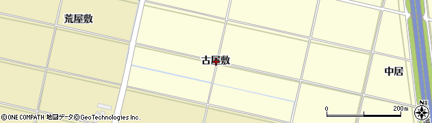 岩手県盛岡市平賀新田（古屋敷）周辺の地図