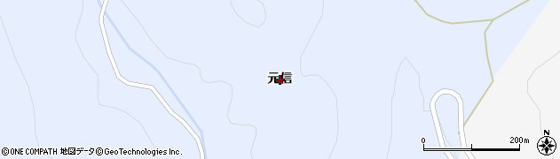 岩手県盛岡市浅岸（元信）周辺の地図