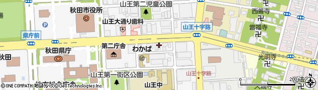 山科建設株式会社秋田営業所周辺の地図