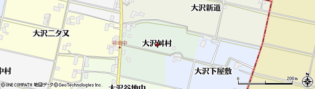 岩手県滝沢市大沢舛村周辺の地図