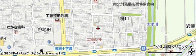 秋田県秋田市広面樋口110周辺の地図
