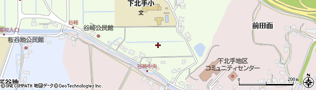 秋田県秋田市下北手松崎谷崎周辺の地図