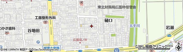 秋田県秋田市広面樋口92周辺の地図