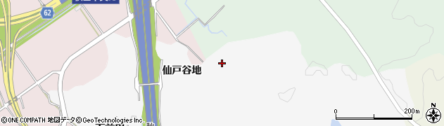 秋田県秋田市下北手通沢（仙戸谷地）周辺の地図
