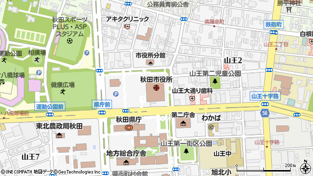 〒010-0915 秋田県秋田市保戸野の地図