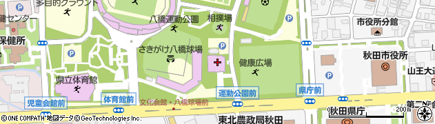 秋田県ゲートボール協会周辺の地図