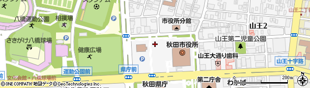 秋田市消防本部警防課周辺の地図